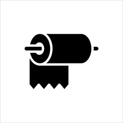 tissue roll icon, vector illustration