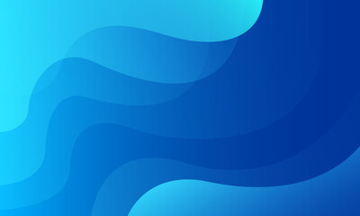 Abstract blue wave background. Eps10 vector