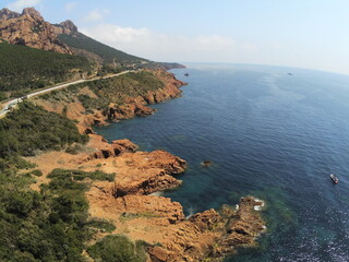 Corniche d'or à Anthéor © Laurent