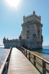 Bel&eacute;m Tower in Bel&eacute;m district, Lisbon, Portugal