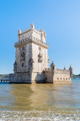 Bel&eacute;m Tower in Bel&eacute;m district, Lisbon, Portugal
