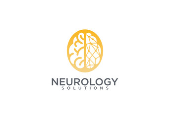 neurology brainstorming logo designs