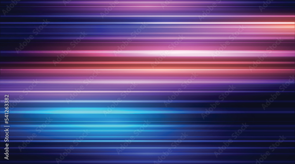 Aufkleber Abstract speed line background. Dynamic motion speed of light. Technology velocity movement pattern for banner or poster design. Vector EPS10.