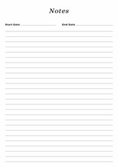 Colorful Notes Template