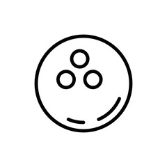 Fototapeta premium bowling ball icon design vector template