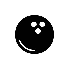 Fototapeta premium bowling ball icon design vector template