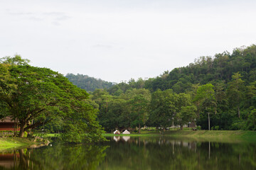 Khao Ruak Reservoir is a popular destination for camping and outdoor activities in Namtok Samlan National Park, located in the province of Saraburi, Thailand. 