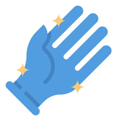 glove flat icon