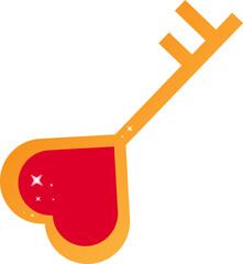 this is a key with heart