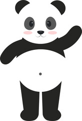 Naklejka premium This is a panda