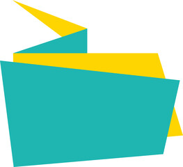 Modern Ribbon Banner Template