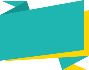 Modern Ribbon Banner Template