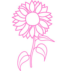 Sunflower Theme Png Format With Transparent Background