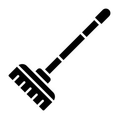 Floor Mop Glyph Icon
