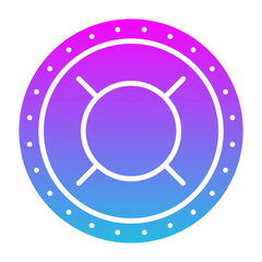 Naklejka premium Generic Glyph Gradient Icon