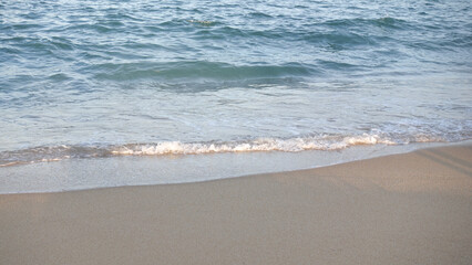 waves on the beach