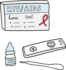 Hiv test illustration