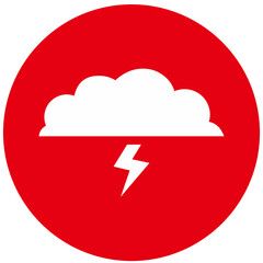 Fototapeta premium Lightning Icon