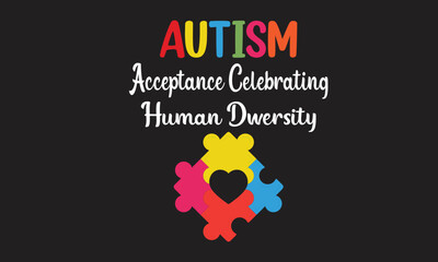 Autism Acceptance Celebrating Human Density T Shirt Design