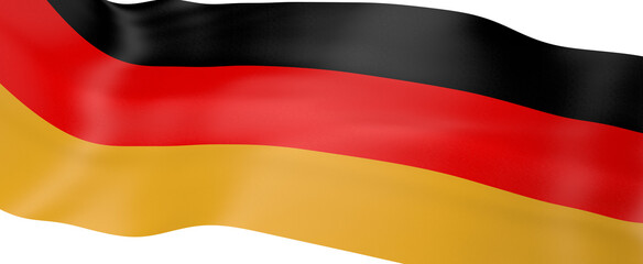 Germany flag. Flag with a beautiful glossy silk
