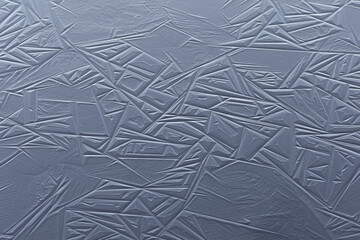 Close up of ice texture. Crystals texture.