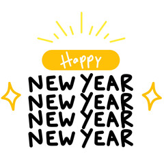 Happy New Year 2023, 2023 Poster, New Year Design, New year background, Pop art 2023