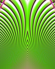 Fototapeta premium Green abstract art fractal background