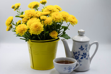 bouquet of yellow flowers