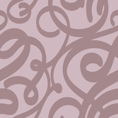 Stoffe zum Nähen Abstract calligraphic line seamless pattern