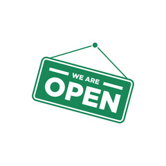 Open Sign for Store Icon Template