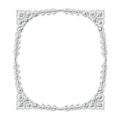 Frame, in the style of an ornament, Vector illustration eps 10, Art.	