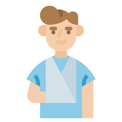 patient flat icon