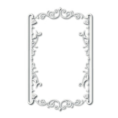 Frame, in the style of an ornament, Vector illustration eps 10, Art.	