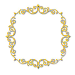 Frame, in the style of an ornament, Vector illustration eps 10, Art.	