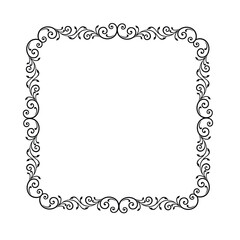 Frame, in the style of an ornament, Vector illustration eps 10, Art.	