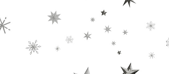 Snowflakes Falling On Snow - Winter Banner