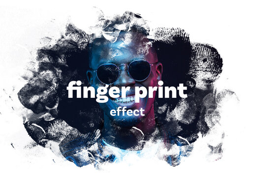 Finger Print Photo Effect