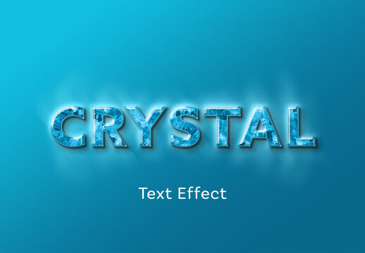 Crystal Text Effect