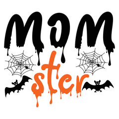 Halloween Mom Ster Shirt, Mom Shirt, Mom Lover Shirt, Halloween SVG, Halloween Vector, Halloween costume, Halloween shirt print template © FunnySVGCrafts