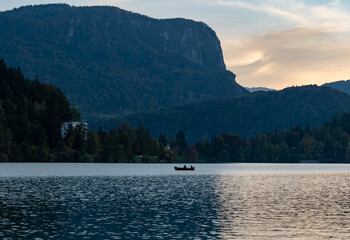 Autumn in Lake Bled, Slovenia