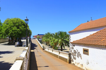 Fototapeta na wymiar Iglesia de La Luz de Garafía, La Palma