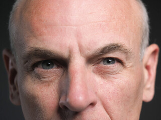 Portrait face adult man close up