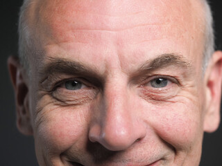 Portrait face adult man close up