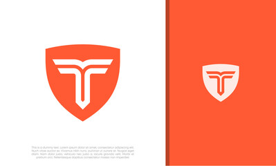 Initials T logo design. Initial Letter Logo. Innovative high tech logo template.	