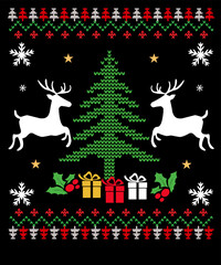 Christmas T-shirt Design, Christmas Design, T-shirt, Vectors,