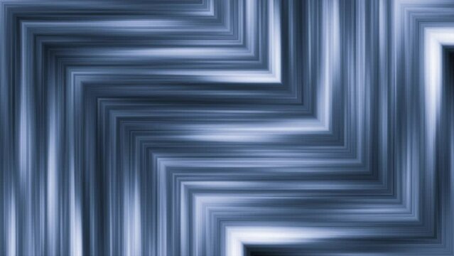 Background with striped pattern and corners. Motion. Bright stripes in static pattern with triangular corners. Colorful illusory background of stripes and triangular corners