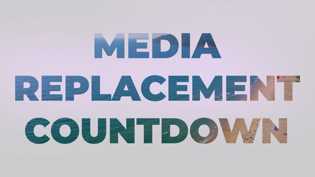 Media Replacement Countdown Full Frame Title