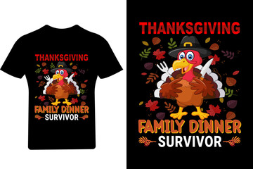 Thanksgiving family dinner survivor T Shirt, Thanksgiving T Shirt, Turkey Shirt,