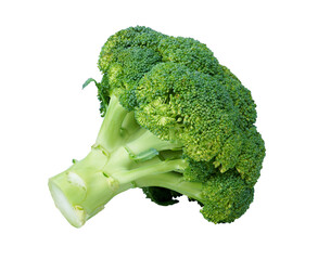 Broccoli isolated on white background with PNG. - obrazy, fototapety, plakaty
