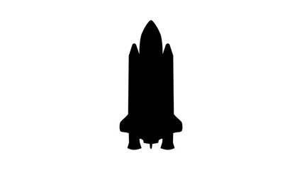 shuttle rocket silhouette